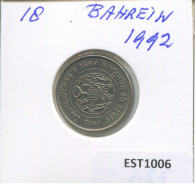 25 FILS 1992 BAHRAIN Islamisch Münze #EST1006.2.D - Bahreïn