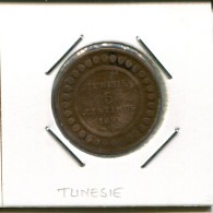 5 CENTIMES 1891 TUNESIEN TUNISIA Münze #AS121.D - Tunisie