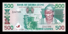 Sierra Leona Leone 500 Leones 1998 Pick 23b Sc Unc - Sierra Leona