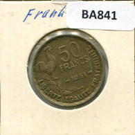 50 FRANCS 1951 FRANCIA FRANCE Moneda #BA841.E - 50 Francs