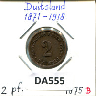 2 PFENNIG 1874 B ALEMANIA Moneda GERMANY #DA555.2.E - 2 Pfennig