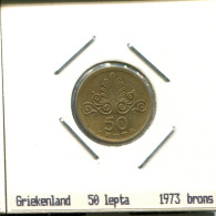 50 LEPTA 1973 GRECIA GREECE Moneda #AS430.E - Grèce