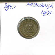 50 CENTIMES 1941 FRANKREICH FRANCE Französisch Münze #AN218.D - 50 Centimes