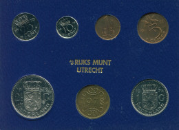 NEERLANDÉS NETHERLANDS 1978 MINT SET 6 Moneda + MEDAL #SET1044.7.E - Mint Sets & Proof Sets