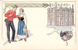 ILLUSTRATEURS NON SIGNE - Femme - Homme - Angleterre - Carte Postale Ancienne - Unclassified