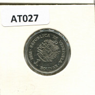 1 BOLIVAR 1986 VENEZUELA Münze #AT027.D - Venezuela