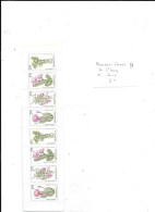 MONACO N° CARNET 9 ** LES FLEURS - Booklets