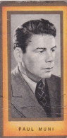 21 Paul Muni  - Film Favourites 1938 - Original Carreras Cigarette Card - - Phillips / BDV