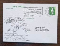 FRANCE  Grotte, Grottes, Caves, Cueva. Flamme Temporaire Illustrée, Sur Entier Postal ORGNAC L'AVEN 1990 - Sonstige & Ohne Zuordnung