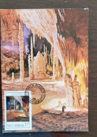ROUMANIE Grotte, Grottes, Caves, Cueva. Yvert N°3122, Carte Maximum FDC 1 Er Jour 1978 - Andere & Zonder Classificatie