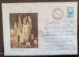 ROUMANIE Grotte, Grottes, Caves, Cueva. Entier Postal émis En 1979 Et Ayant Circulé 1979 (1) - Autres & Non Classés