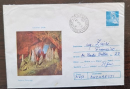 ROUMANIE Grotte, Grottes, Caves, Cueva. Entier Postal émis En 1978  Et Ayant Circulé (13) - Autres & Non Classés