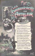 MILITARIA  - Patriotiques - Les Commandements De L'Artilleur - Carte Postale Ancienne - Patriottiche