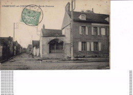 89 . Yonne :    Champigny Sur Yonne  : Rue Des Nousseaux . - Champigny