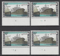 Belgique - 1968 - COB 1479 ** (MNH) - Planches 1 à 4, Série Complète - 1961-1970