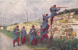 MILITARIA - En Embuscade - Soldats - Carte Postale Ancienne - Other & Unclassified