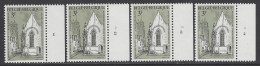 Belgique - 1969 - COB 1487 ** (MNH) - Planches 1 à 4, Série Complète - 1961-1970