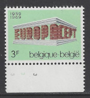 Belgique - 1969 - COB 1489 ** (MNH) - Planche 3 - 1961-1970