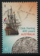 Australia 2016 MNH Sc 4536 $2 Ship, Landing Of Dirk Hartog, 400th Ann - Mint Stamps