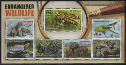 Australia 2016 MNH Sc 4543a Endangered Animals Sheet Of 7 - Mint Stamps