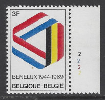 Belgique - 1969 - COB 1500 ** (MNH) - Planche 2 - 1961-1970