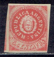 Argentinien / Argentina - Mi-Nr 5II Ungebraucht / MNH * # Ohne Gummi / No Gum (B1234) - Unused Stamps