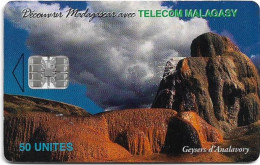 Madagascar - Telecom Malagasy - Geysers D'Analavory, SC7, 50Units, 250.000ex, Used - Madagascar