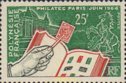 584864 MNH POLINESIA FRANCESA 1964 EXPOSICION FILATELICA - PARIS-1964 - Neufs