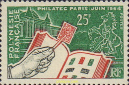 584864 MNH POLINESIA FRANCESA 1964 EXPOSICION FILATELICA - PARIS-1964 - Esposizioni Filateliche