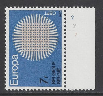 Belgique COB 1531 ** (MNH) - Planche 2 - 1961-1970