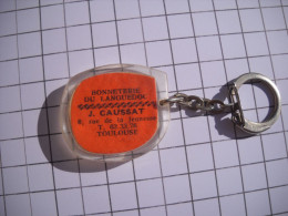 3149 Porte Clefs Clé CAUSSAT Bonneterie Du Languedoc Rue De La Jeunesse Toulouse 31 Haute Garonne - Key-rings