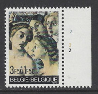 Belgique COB 1564 ** (MNH) - Planche 2 (2) - 1961-1970