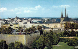 LUXEMBOURG - Place De La Constitution Et Cathédrale -  Carte Postale Ancienne - Autres & Non Classés