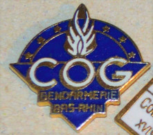 Pin's Gendarmerie COG Bas-Rhin - Police