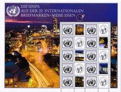 UN Vienna S46 Essen Stamp Show Personalized Sheet (2012), MNH / United Nations - Blocs-feuillets