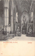 LONDON - Westminster Abbey The Nave - Carte Postale Ancienne - Sonstige & Ohne Zuordnung