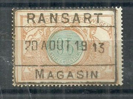 SP33 Met Spoorwegstempel RANSART / MAGASIN - Usati