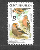 Czech Republic 2020 ⊙ Mi 1065 Yt 942 Songbirds B. Goldfinch, Chaffinch And Hawfinch. Tschechische Republik. C3 - Gebruikt