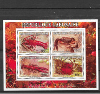 Gabon 1993 MiNr. (Block 76) Gabun Marine Life Crustaceans S\sh MNH** 70.00 € - Gabon (1960-...)