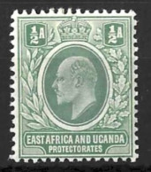 K.U.T......KING EDWARD VII...(1901-10..)....." 1904...".....FLAW........HALFA.......SG17.......DISCRIPTION BELOW.....MH. - Protectorats D'Afrique Orientale Et D'Ouganda