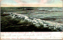 New York Long Island Far Rockaway Rough Surf 1906 - Long Island