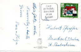 65338 - Bund - 1961 - 10Pfg WoFa '61 EF A AnsKte LANDSHUT - ... -> Bruchsal - Cartas & Documentos