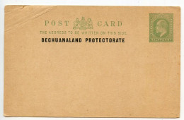 Bechuanaland Protectorate 1900's Mint 1/2p. King Edward VII Postal Card - 1885-1964 Protectorat Du Bechuanaland