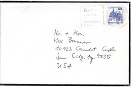 65343 - Bund - 1979 - 90Pfg B&S EF A Bf ULM -> Sun City, AZ (USA) - Briefe U. Dokumente