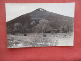 RPPC "A"  Mountain.   Tucson   Arizona > TucsonGlue  Stain Back.  .  ref 6028 - Tucson