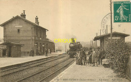 78 Bonnières Sur Seine, La Gare, N° 2, Train Qui Arrive ... - Bonnieres Sur Seine