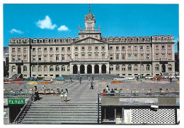 PLAZA DE ALBORÁN Y PALACIO MUNICIPAL / PLACE OF ALBORAN AND TOWN HALL.- EL FERROL DEL CAUDILLO - GALICIA - ( ESPAÑA ) - La Coruña