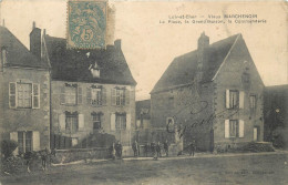 VIEUX MARCHENOIR - La Place, La Grand'maison, La Commanderie. (carte Vendue En L'état) - Marchenoir