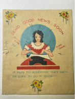 Send Good News Soon "wanted Lots Of Splendid News From Someone Who Is Sick" - Variétés, Erreurs & Curiosités