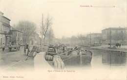 NARBONNE - Quai D'alsace Et De Lorraine, Péniche. - Péniches